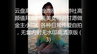 云盘高质露脸泄密，旅游社高颜值拜金气质美女导游甘愿做金主小三，各种日常性爱自拍，无套内射无水印高清原版 (3)