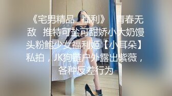 《宅男精品✿福利》✿青春无敌✿推特可盐可甜娇小大奶馒头粉鲍少女福利姬【小耳朵】私拍，JK狗链户外露出紫薇，各种反差行为