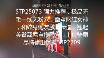 STP25073 强力推荐，极品无毛一线天粉穴，面罩网红女神，和纹身炮友激情操逼，翘起美臀舔屌自摸骚穴，上位骑乘尽情输出爆操 VIP2209