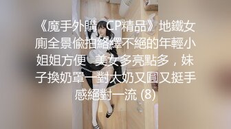 《魔手外購☀CP精品》地鐵女廁全景偸拍絡繹不絕的年輕小姐姐方便☀美女多亮點多，妹子換奶罩一對大奶又圓又挺手感絕對一流 (8)