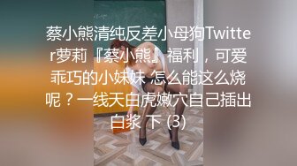 蔡小熊清纯反差小母狗Twitter萝莉『蔡小熊』福利，可爱乖巧的小妹妹 怎么能这么烧呢？一线天白虎嫩穴自己插出白浆 下 (3)