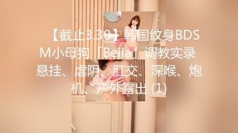 ✨【截止3.30】韩国纹身BDSM小母狗「Bella」调教实录 悬挂、虐阴、肛交、深喉、炮机、户外露出 (1)